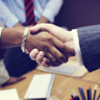 Business People Handshake Greeting Deal Concept